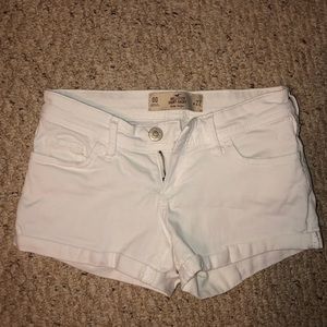 American Eagle White Jean Shorts